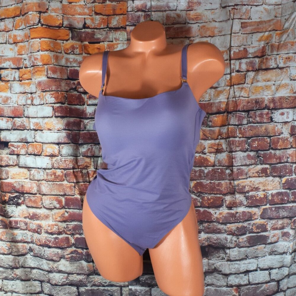 Victorias Secret XL Very Sexy Subtle Shine Shelf Bra Bodysuit W Thong Soft